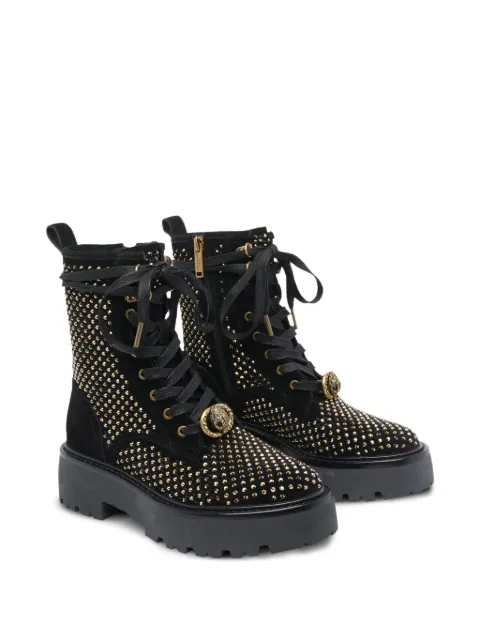Kurt Geiger London stud-embellished lace-up boots