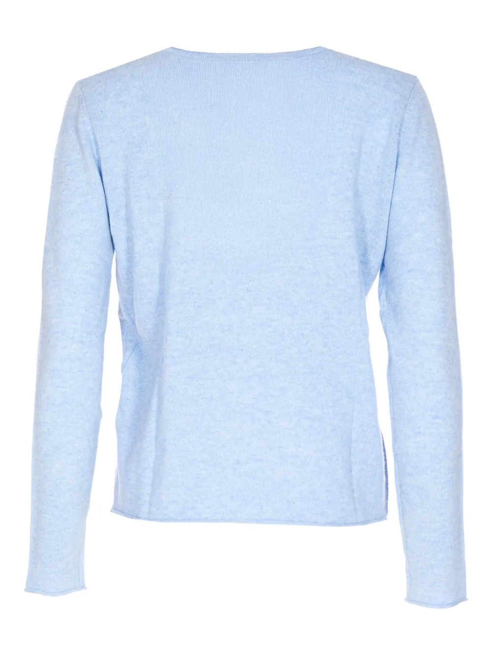Not Shy Crew-neck Cashmere Sweater In Blue