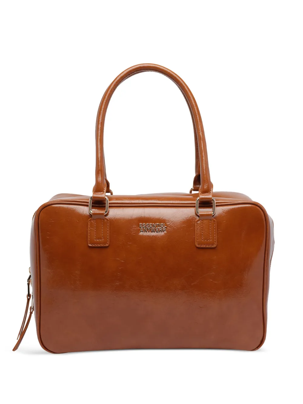Essentiel Antwerp Iremy Shiny tote bag | Brown | Image 1