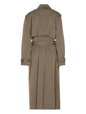 新品⭐︎WOOLRICH ベージュ トレンチコート S 一点物！ 美品】 GUCCI / グッチ | 総裏地 ベルト付き ロングトレンチ