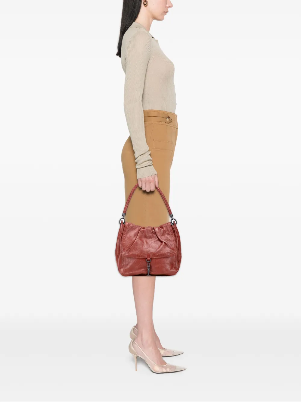 Bottega Veneta Pre-Owned 2012-2025 Intrecciato Trimmed Nappa Top Handle Bag handbag | Pre-Owned | Image 2