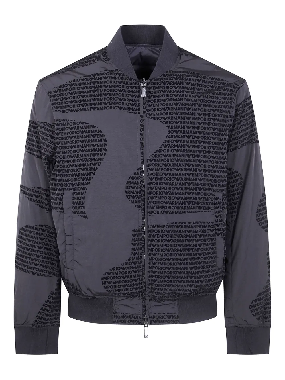 Emporio Armani logo-print bomber jacket | Black | Image 1