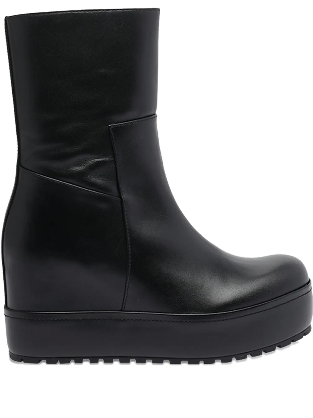 Paloma Barceló Platform Wedge Boots In Black