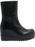 Paloma Barceló platform wedge boots - Black