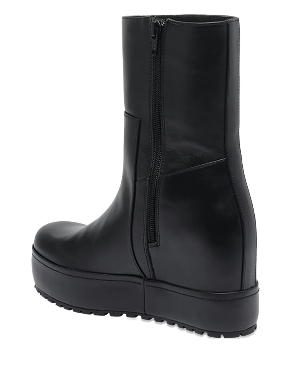 Paloma Barceló Platform Wedge Boots In Black