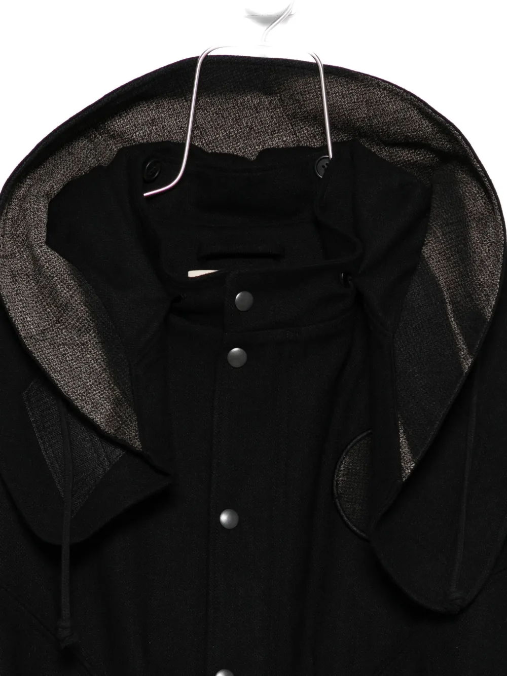 Jiyongkim X Alpha Industries Sun-bleached Hooded Parka In Black