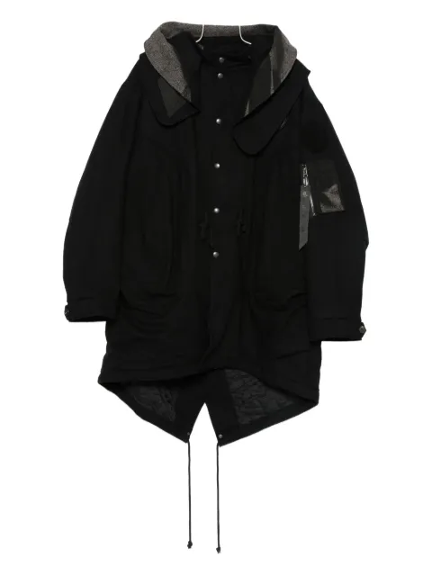 JiyongKim x Alpha Industries Sun-bleached hooded parka 