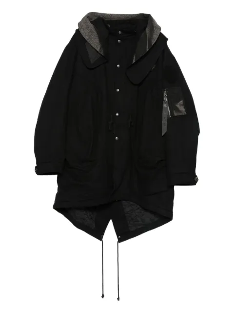 JiyongKim x Alpha Industries Sun-bleached hooded parka 