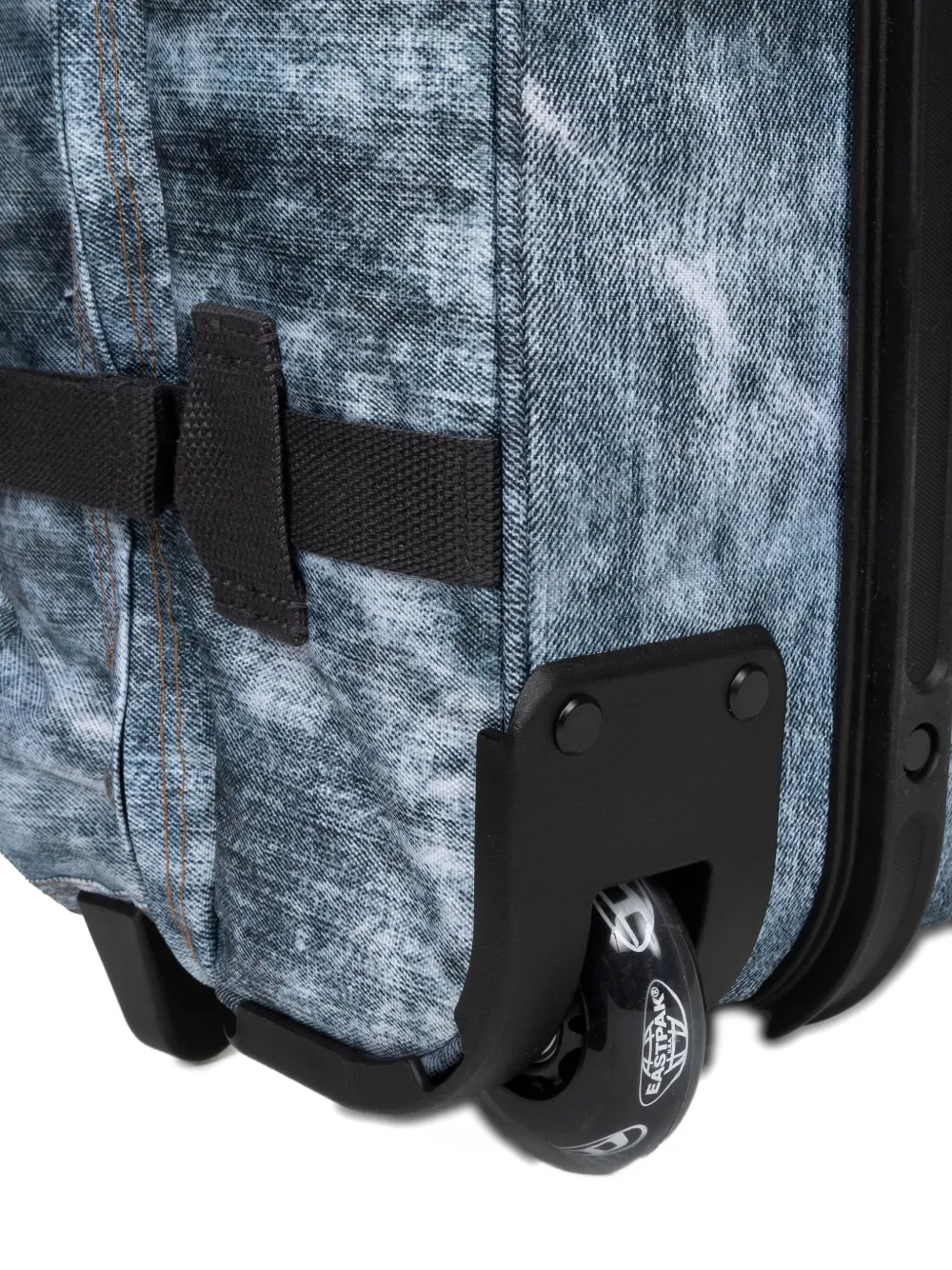 Eastpak X Diesel Large Transit'r L Denim-effect Luggage In Blue