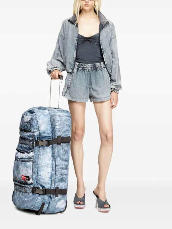 Eastpak x Diesel Transit'R L デニムボストンバッグ L | ブルー