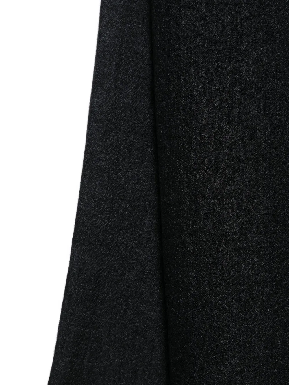 Rick Owens Sjaal met gerafelde afwerking - Zwart