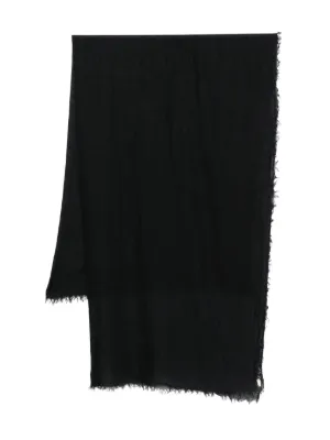 Rick Owens Long Stole Scarf | Black | FARFETCH RO