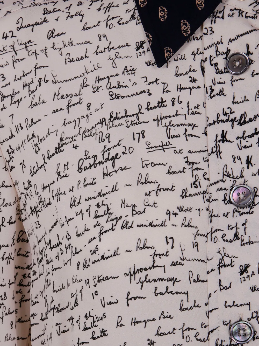 Paul Smith Script-print Shirt In Neutral