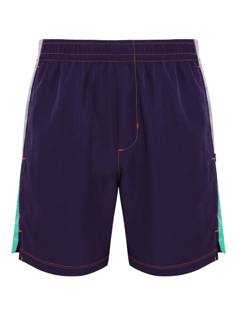 Àlg Short com cós elástico e recortes | Azul | Image 1