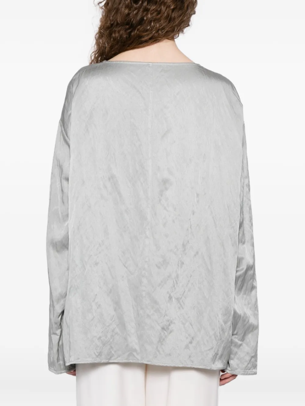 Yeareast Textured Top In Gray