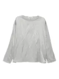YEAREAST textured top - SILVER