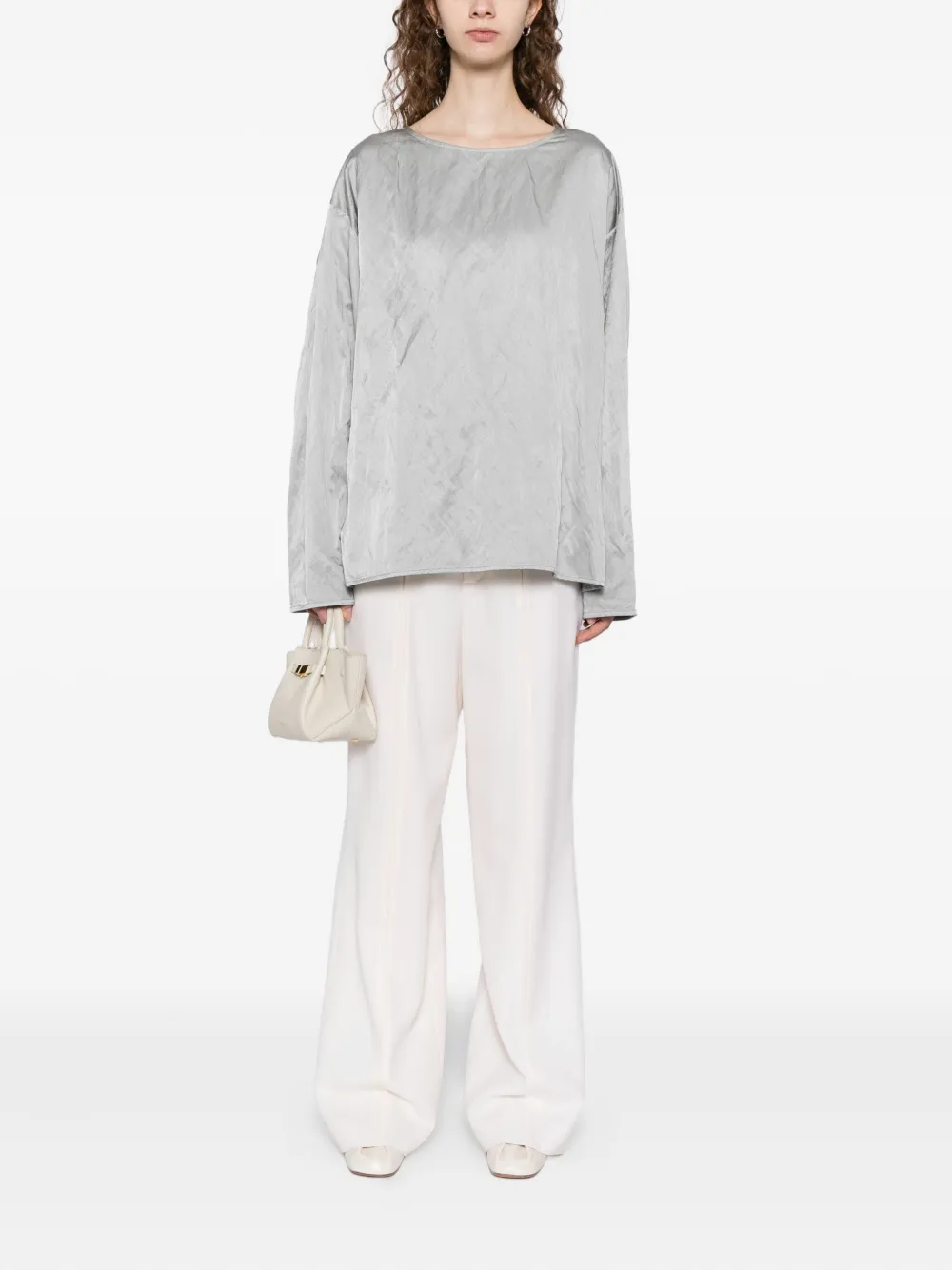 YEAREAST textured top - SILVER