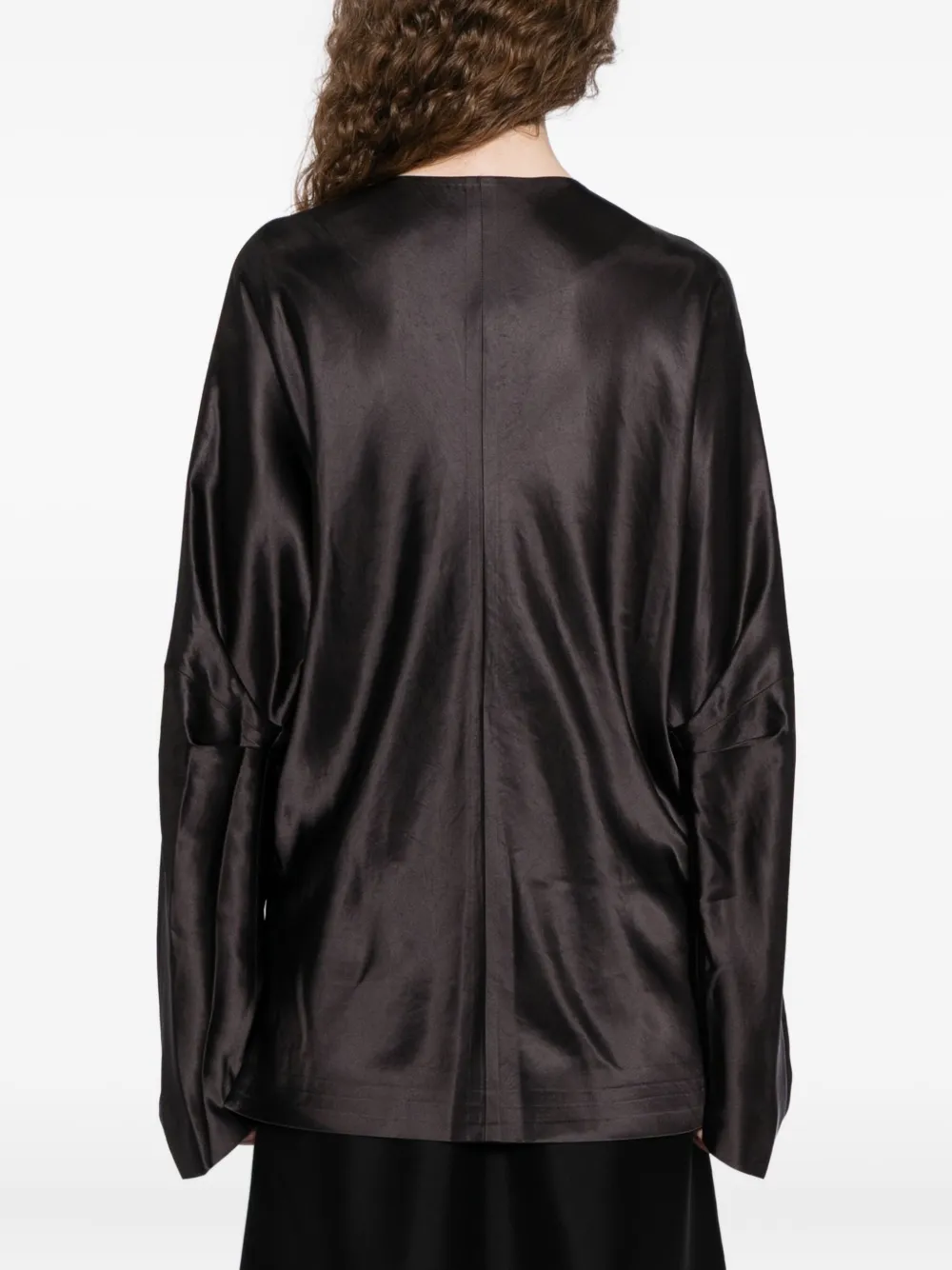 Yeareast Crew-neck Blouse In Brown