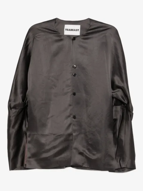 YEAREAST blusa con cuello redondo