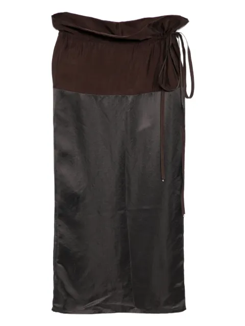 YEAREAST falda midi con paneles