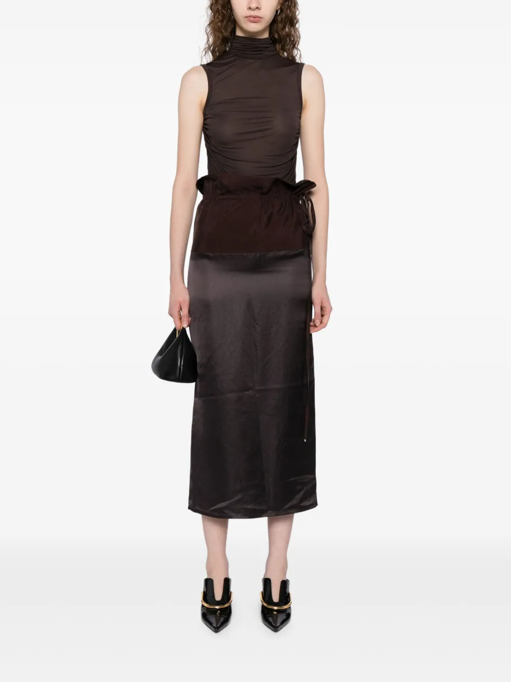 YEAREAST panelled midi skirt | Straight Skirts | Image 2