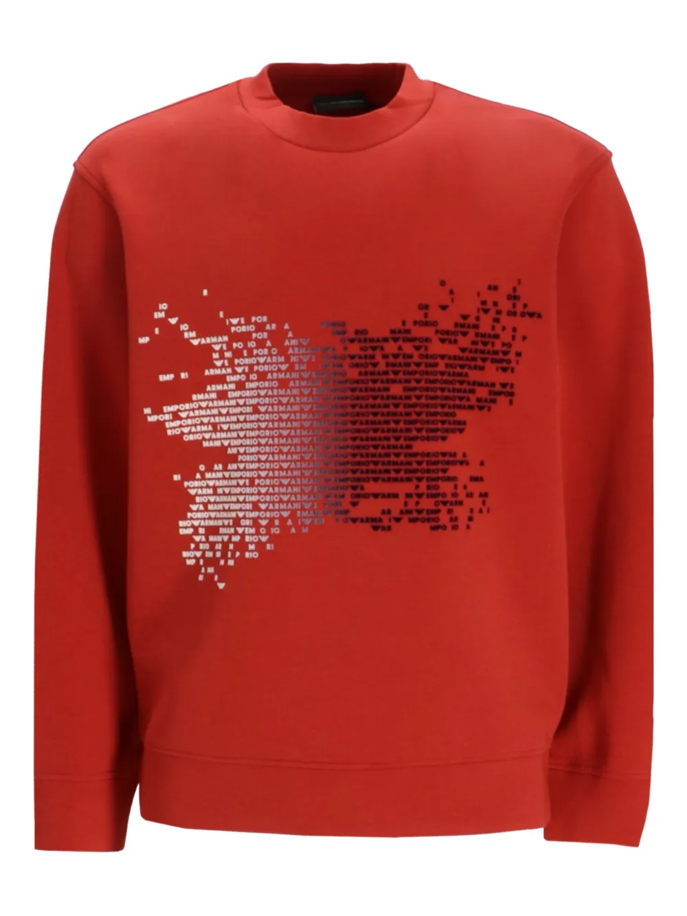 Emporio Armani Felpa con grafica - Rosso