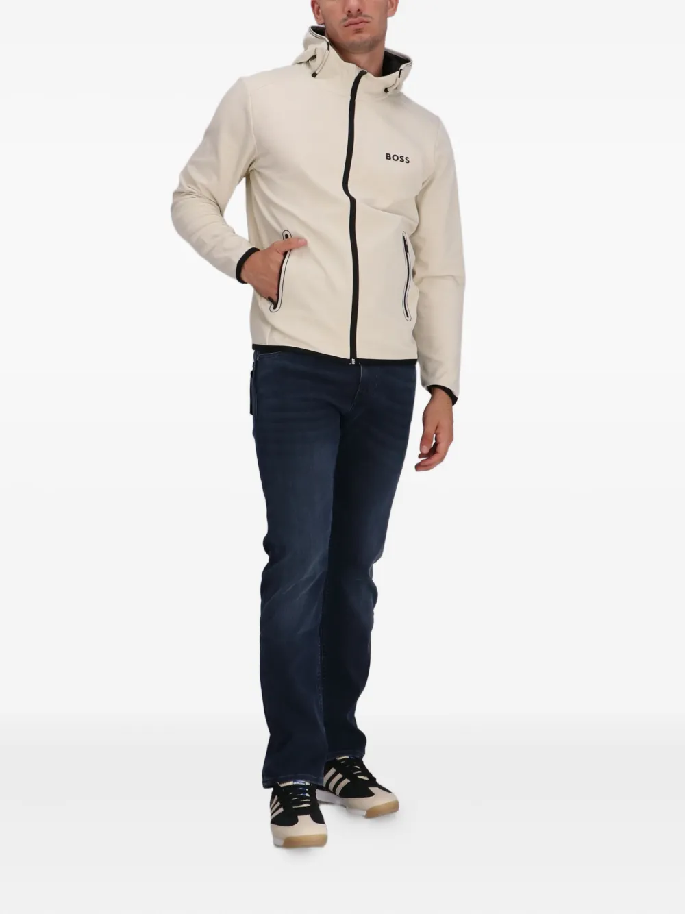 BOSS hooded zip-front jacket | Sport Jackets & Windbreakers | Image 2