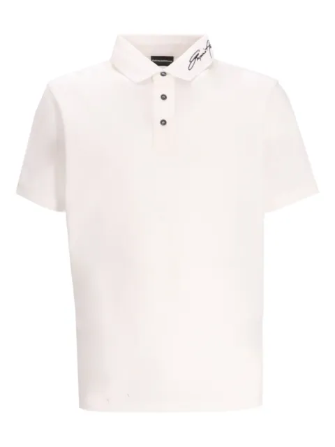 Emporio Armani signature-collar polo shirt