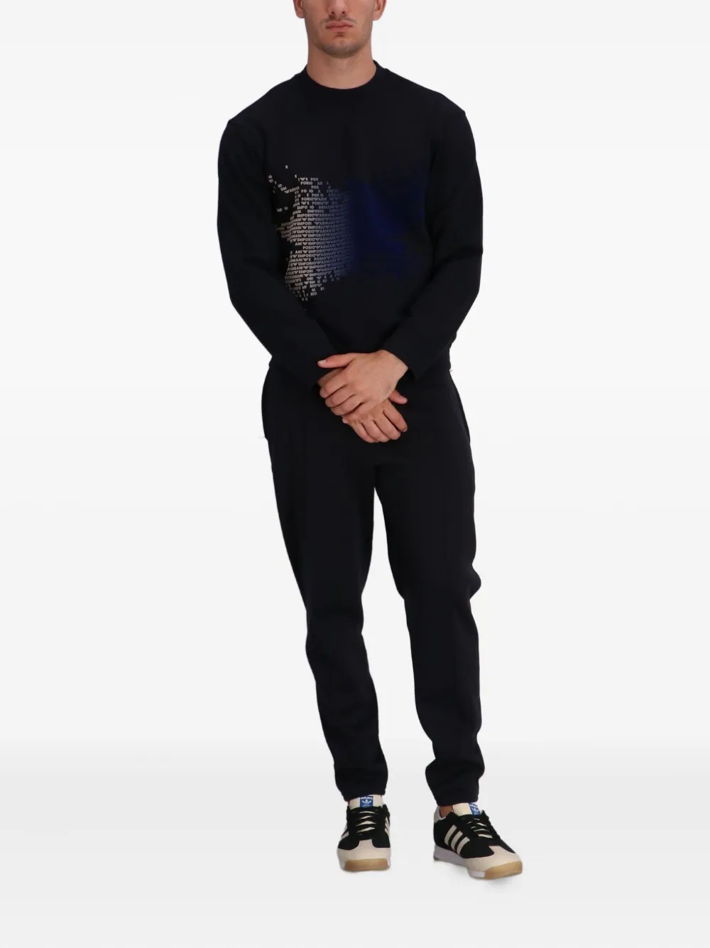Emporio Armani logo-print cotton sweatshirt | Sweatshirts | Image 2