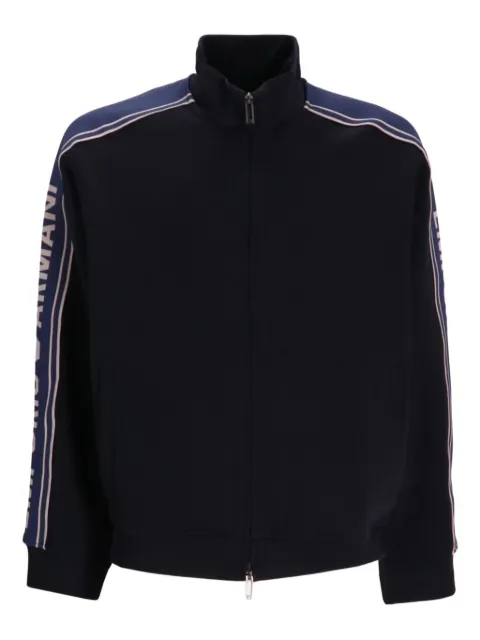 Emporio Armani logo-detail zip-up track jacket