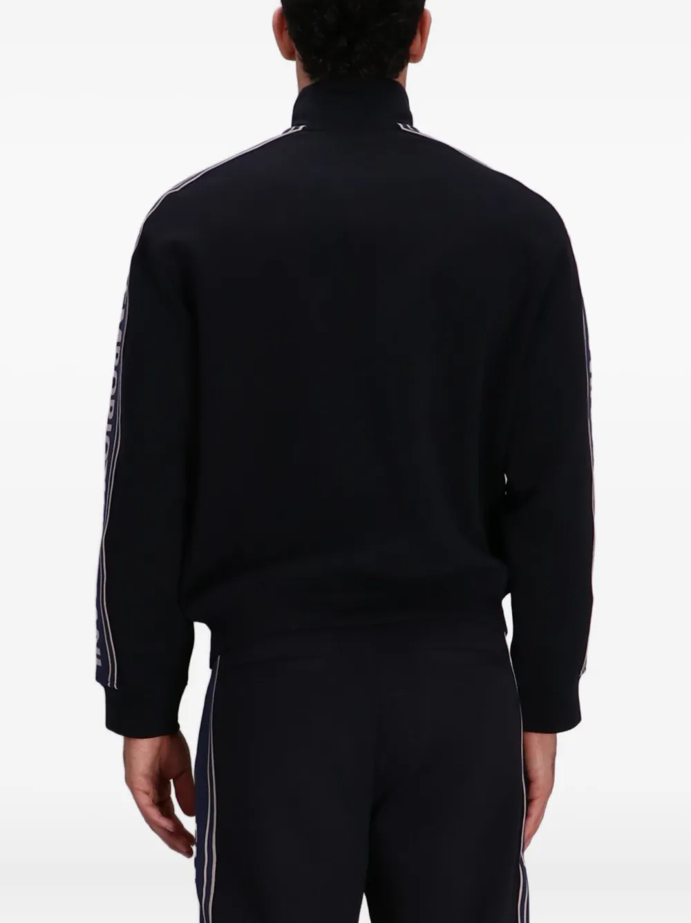 Emporio Armani Trainingsjack met rits en logo Blauw