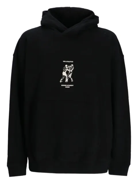 HUGO hoodie med boxningsmönster