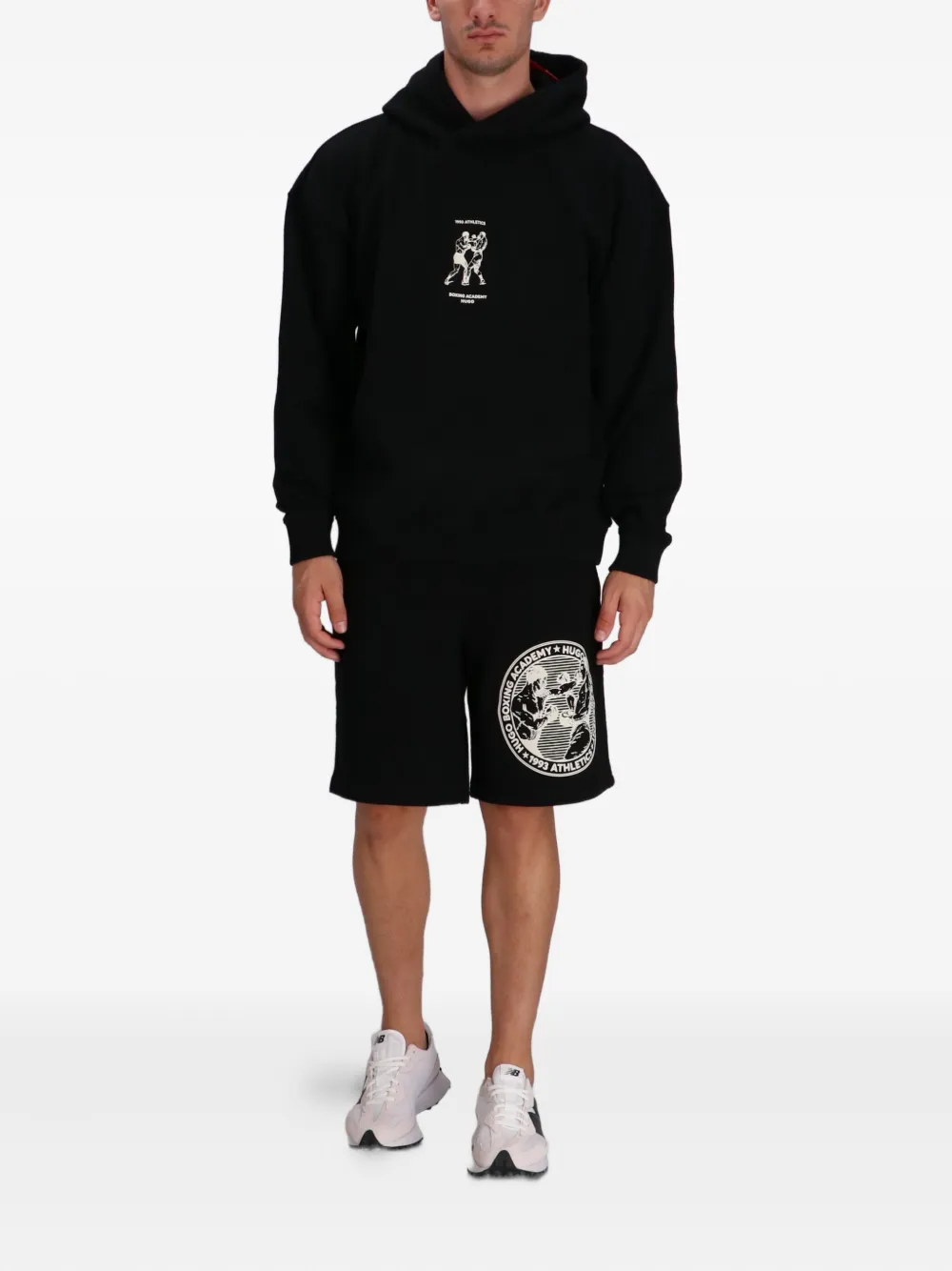 HUGO boxing-print hoodie | Hoodies | Image 2
