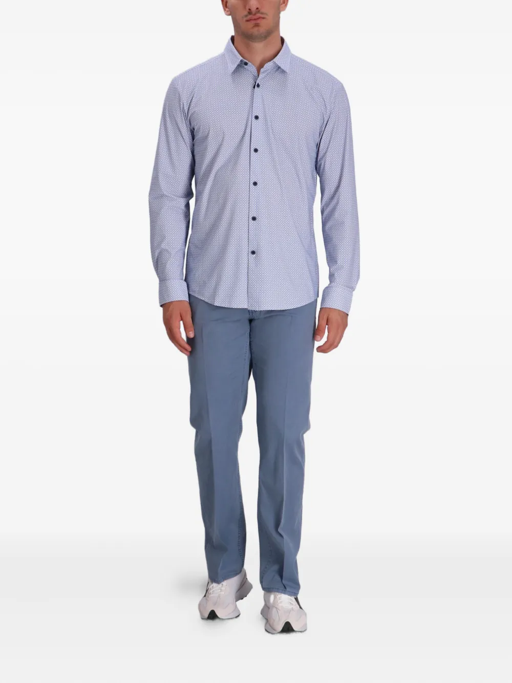 Emporio Armani Katoenen broek - Blauw