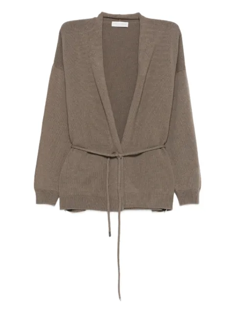 Le Tricot Perugia tie-waist cardigan