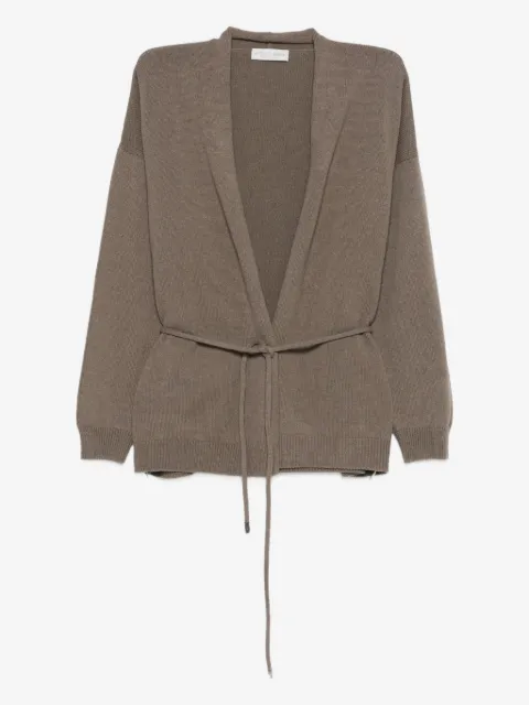Le Tricot Perugia tie-waist cardigan