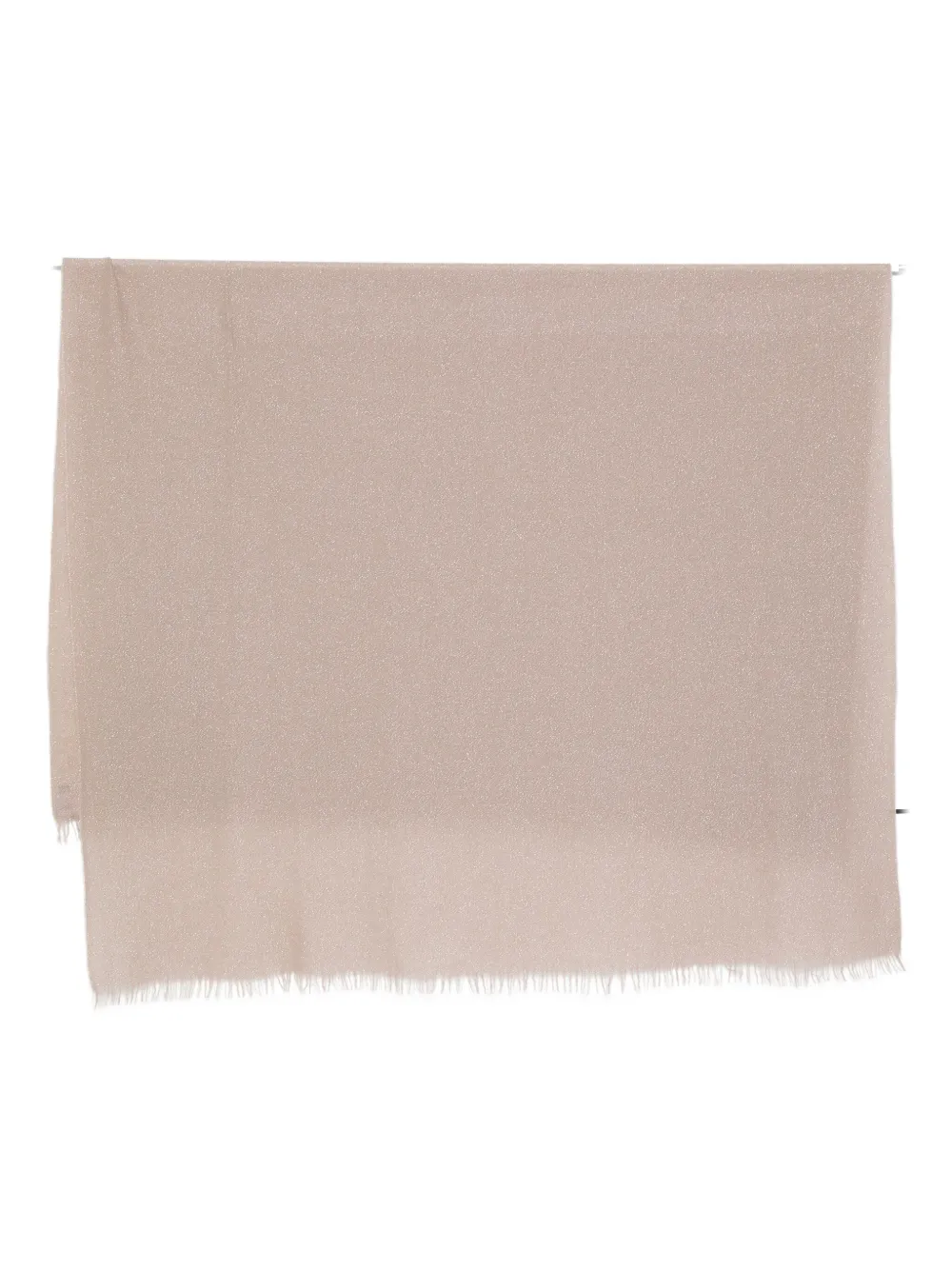 Le Tricot Perugia fringed scarf | Pink | Image 1