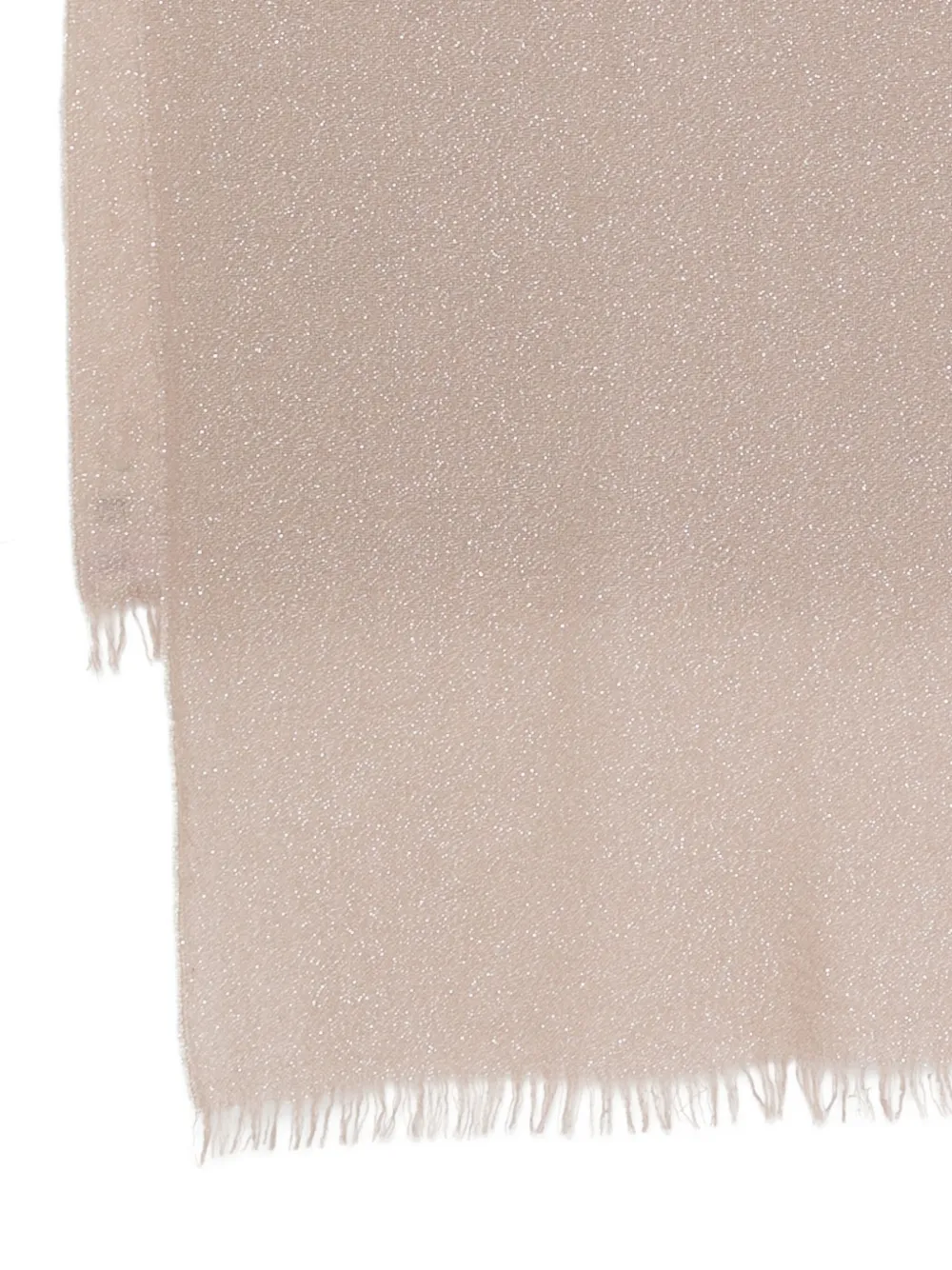 Le Tricot Perugia fringed scarf - Roze