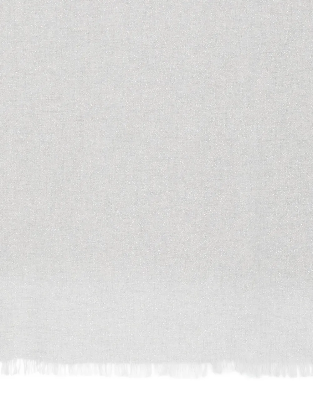 Le Tricot Perugia Fringed Scarf In White