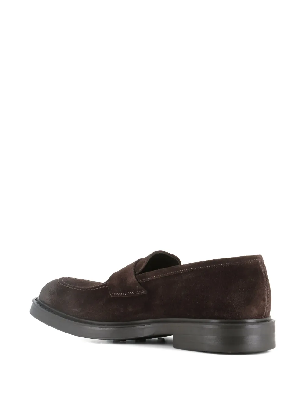 Green George penny suede loafers Brown