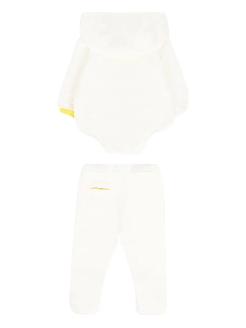 Gensami Embroidered Hooded Tracksuit In White