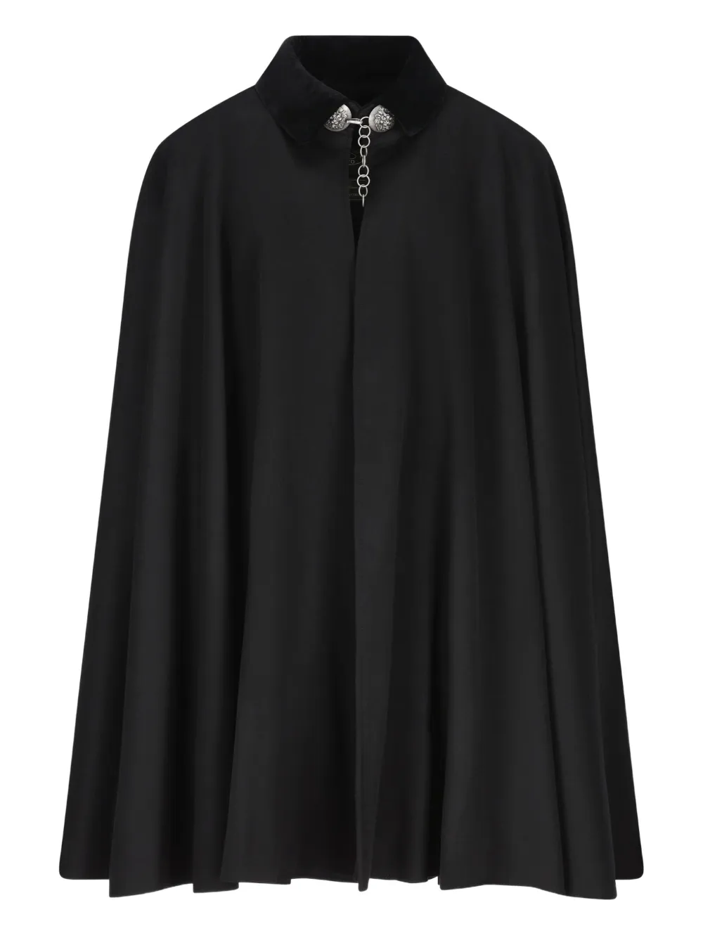 IL TABARRO wool cape | Black | Image 1