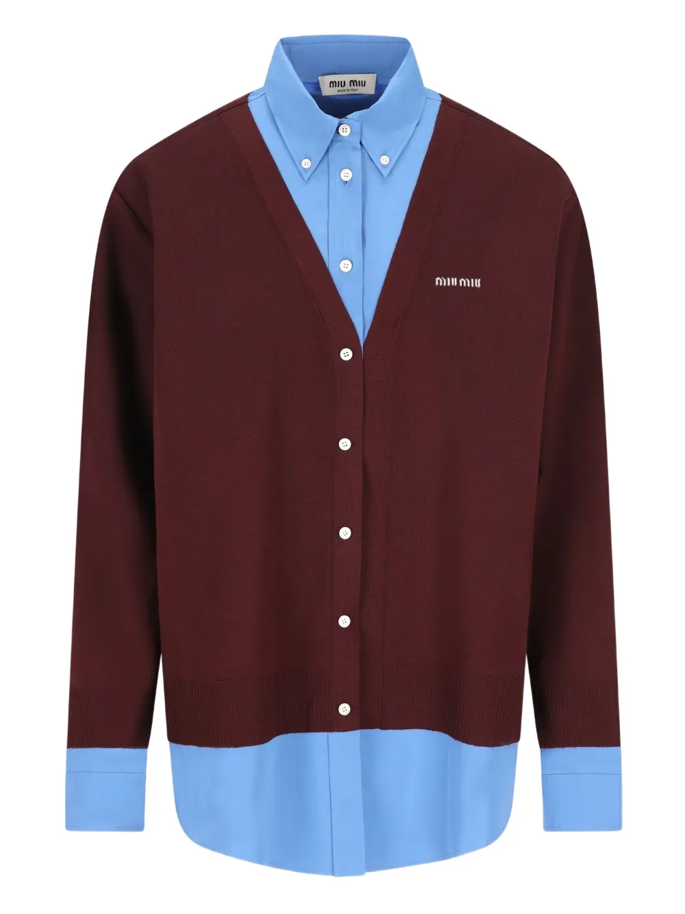 Miu Miu button-fastening shirt | Red | Image 1