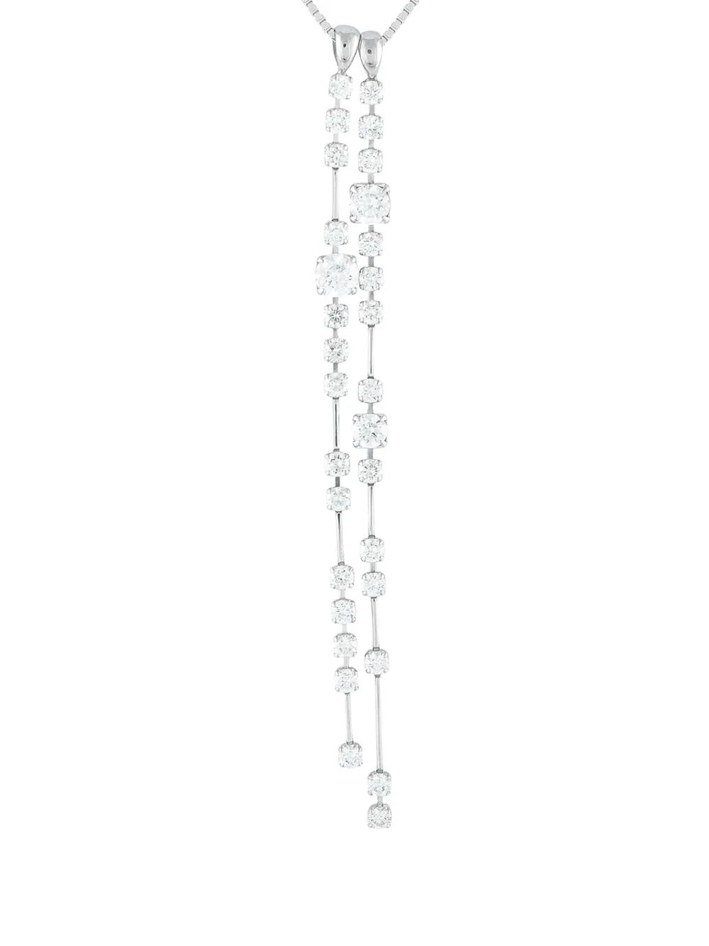 LB Exclusive platinum diamond necklace | Image 2