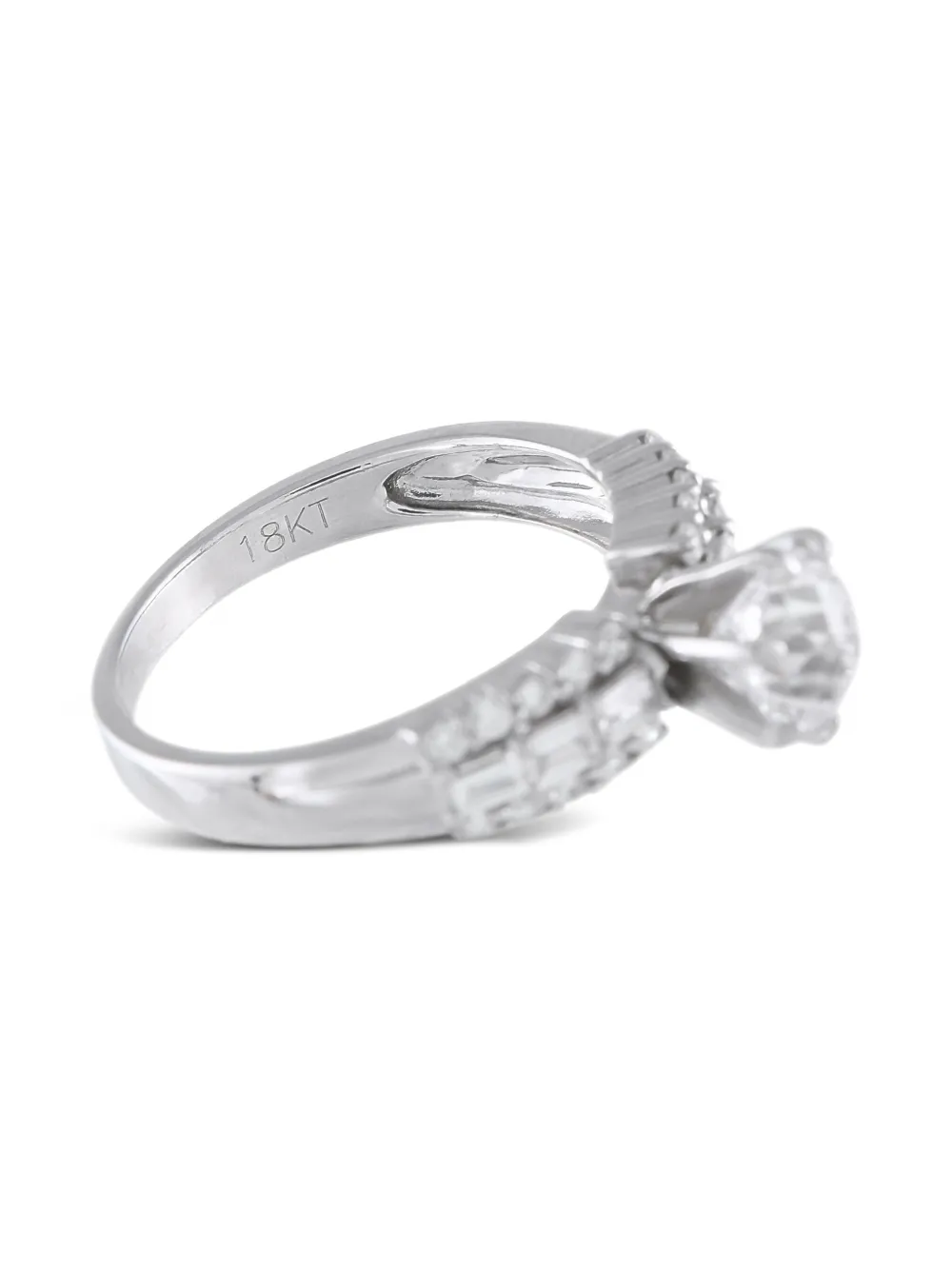 LB Exclusive 18K Gold Diamond Crown-Cut Ring | Image 2