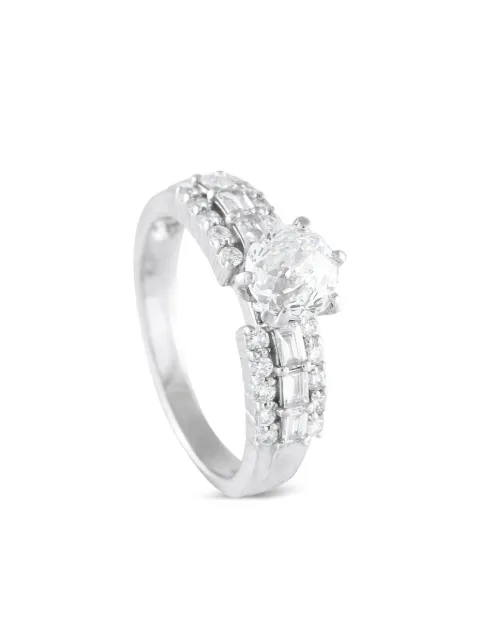 LB Exclusive 18K Gold Diamond Crown-Cut Ring