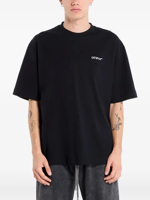 Off-White playera con estampado gráfico