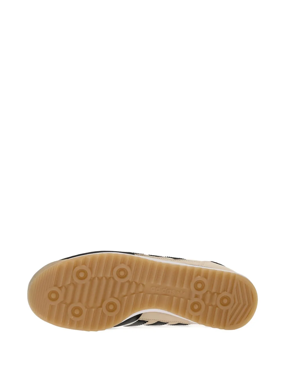 adidas Leren sneakers met drie strepen Beige