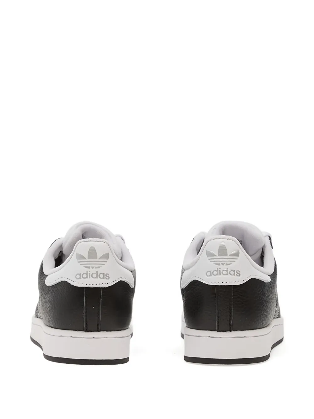 Adidas Originals Shell-toe Three-stripe Trainers In Black