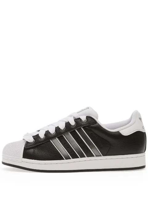 adidas shell-toe three-stripe trainers